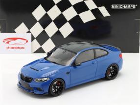 BMW M2 CS (F87) Baujahr 2020 misano blau metallic / carbon 1:18 Minichamps