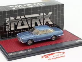 Jaguar S-Type Frua Año de construcción 1966 azul metálico 1:43 Matrix