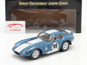 Shelby Cobra Daytona Coupe #98 1965 azul / Blanco 1:18 ShelbyCollectibles / 2da elección