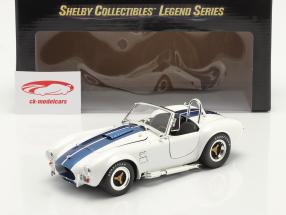 Shelby Cobra 427 S/C Byggeår 1965 hvid / blå 1:18 ShelbyCollectibles / 2. valg