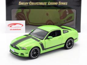 Ford Mustang Boss 302 year 2013 green 1:18 ShelbyCollectibles / 2nd choice