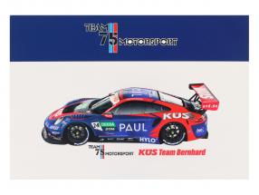 Team75 Aufkleber Porsche 911 GT3 R #24 DTM 2022
