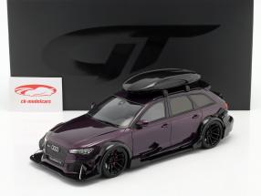 Audi RS 6 Avant (C7) Body Kit 2018 lilla 1:18 GT-Spirit