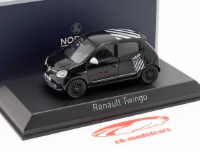 Renault Twingo Urban Night Baujahr 2021 schwarz 1:43 Norev