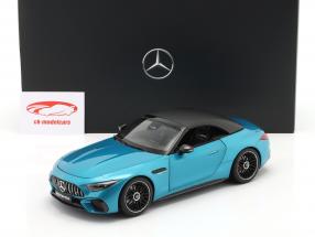 Mercedes-Benz AMG SL 63 4Matic+  Roadster (R232) 2022 hyperblau 1:18 iScale