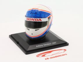 Anthony Davidson #23 Super Aguri fórmula 1 2007 casco 1:5 Spark Editions