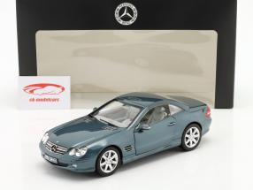 Mercedes-Benz SL 500 (R230) Baujahr 2001-2006 topasblau 1:18 Norev