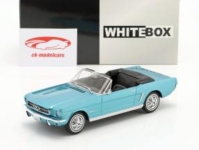 Ford Mustang Convertible Baujahr 1965 türkis metallic 1:24 WhiteBox
