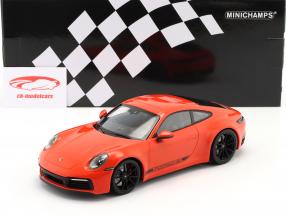 Porsche 911 (992) Carrera 4S Anno di costruzione 2019 lava arancia 1:18 Minichamps