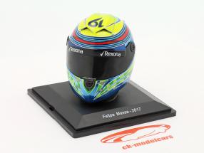 Felipe Massa #19 Williams Martini Racing Formel 1 2017 Helm 1:5 Spark Editions