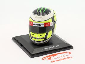 Jenson Button #22 Brawn GP formel 1 Verdensmester 2009 hjelm 1:5 Spark Editions / 2. valg
