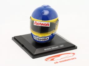 Michele Alboreto #9 Footwork Team fórmula 1 1992 casco 1:5 Spark Editions / 2. elección