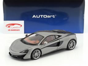 McLaren 570S Año de construcción 2016 Gris plateado metálico 1:18 AUTOart