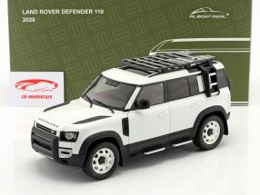 Land Rover Defender 110 30 Aniversario versión 2020 Fuji Blanco 1:18 Almost Real