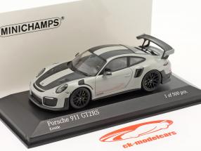 Porsche 911 (991 II) GT2 RS Weissach-Paket 2018 kreide / schwarze Felgen 1:43 Minichamps