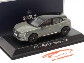 DS 4 Performance Line Byggeår 2021 Grå 1:43 Norev