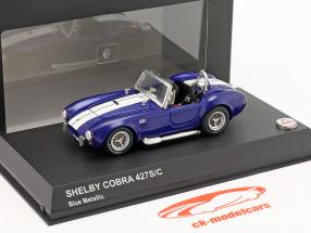 Shelby Cobra 427 S/C Spider azul metálico 1:43 Kyosho