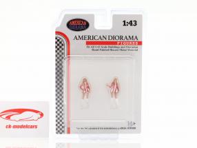 Race Day personagens Set #6 1:43 American Diorama