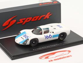 Porsche 910 #166 3° Targa Florio 1967 Elford, Neerpasch 1:43 Spark