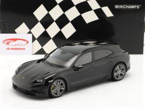 Porsche Taycan Cross Turismo Turbo S Año de construcción 2021 negro 1:18 Minichamps