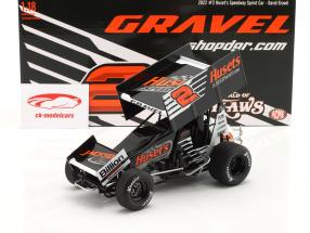 Huset's Speedway Sprint Car 2022 #2 David Gravel 1:18 GMP