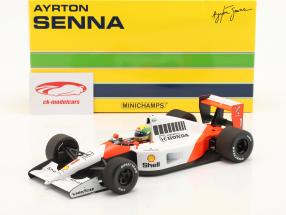Ayrton Senna McLaren MP4/6 #1 Campeón mundial fórmula 1 1991 1:18 Minichamps