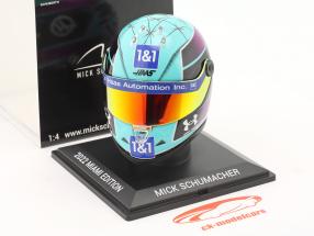 Mick Schumacher Haas F1 Team #47 Miami GP fórmula 1 2022 casco 1:4 Schuberth