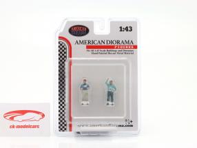 Racing Legends années 50 personnages Set 1:43 American Diorama