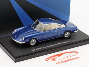 Fiat 2300 S Coupe Speciale Pininfarina Año de construcción 1964 azul metálico 1:43 AutoCult