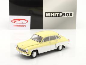Wartburg 312 amarillo claro / Blanco 1:24 WhiteBox