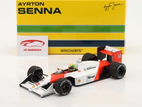 A. Senna McLaren MP4/4 #12 ganador Japón GP fórmula 1 Campeón mundial 1988 1:18 Minichamps