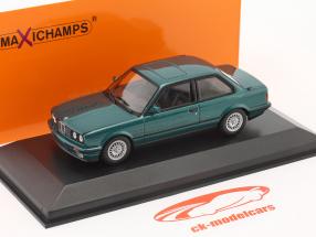 BMW 3 Series (E30) Byggeår 1986 grøn metallisk 1:43 Minichamps