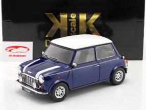 Mini Cooper blau metallic / weiß RHD 1:12 KK-Scale