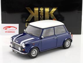 Mini Cooper blå metallisk / hvid LHD 1:12 KK-Scale