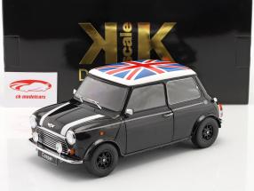 Mini Cooper negro / Blanco / Union Jack RHD 1:12 KK-Scale