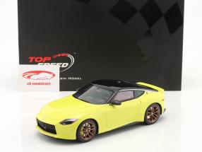 Nissan Z Proto Spec LHD 2023 ikazuchi amarillo 1:18 TrueScale