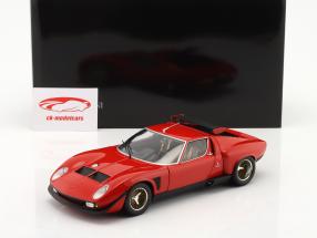 Lamborghini Miura SVR Byggeår 1970 rød / sort 1:18 Kyosho