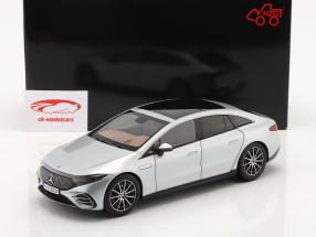 Mercedes-Benz EQS year 2021 high-tech silver 1:18 NZG