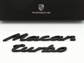 Porsche magnet sæt Macan Turbo sort