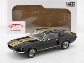Ford Mustang Shelby GT500 Año de construcción 1967 negro / oro 1:18 Solido