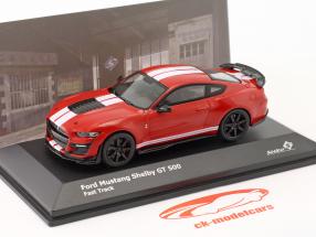 Ford Mustang Shelby GT500 Fast Track 2020 racing rojo 1:43 Solido