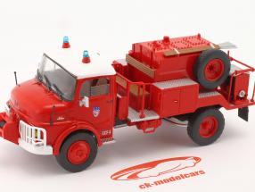 Mercedes-Benz LAF 911 pompiers camion citerne rouge 1:43 Altaya