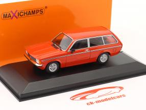 Opel Kadett C Caravan Byggeår 1978 Orange rød 1:43 Minichamps