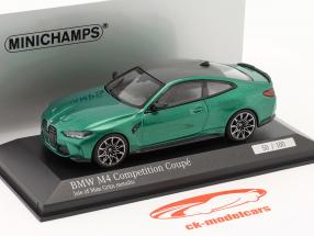 BMW M4 Competition Coupe (G82) Baujahr 2020 grün metallic 1:43 Minichamps