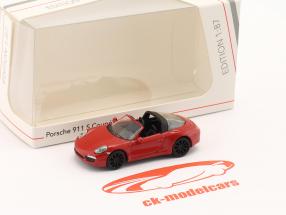 Porsche 911 Targa 4S rød 1:87 Schuco