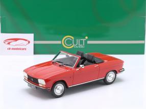 Peugeot 304 convertible Año de construcción 1973 rojo metálico 1:18 Cult Scale