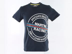 Porsche Martini Racing logo t shirt dark blue Mens