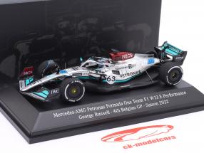 George Russell Mercedes-AMG F1 W13 #63 4to Belga GP fórmula 1 2022 1:43 Spark