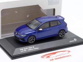 Volkswagen VW Golf VIII R 2.0 TSi 2021 lapiz blå 1:43 Solido