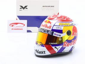 M. Verstappen Red Bull #1 Zandvoort GP Formel 1 Weltmeister 2022 Helm 1:2 Schuberth